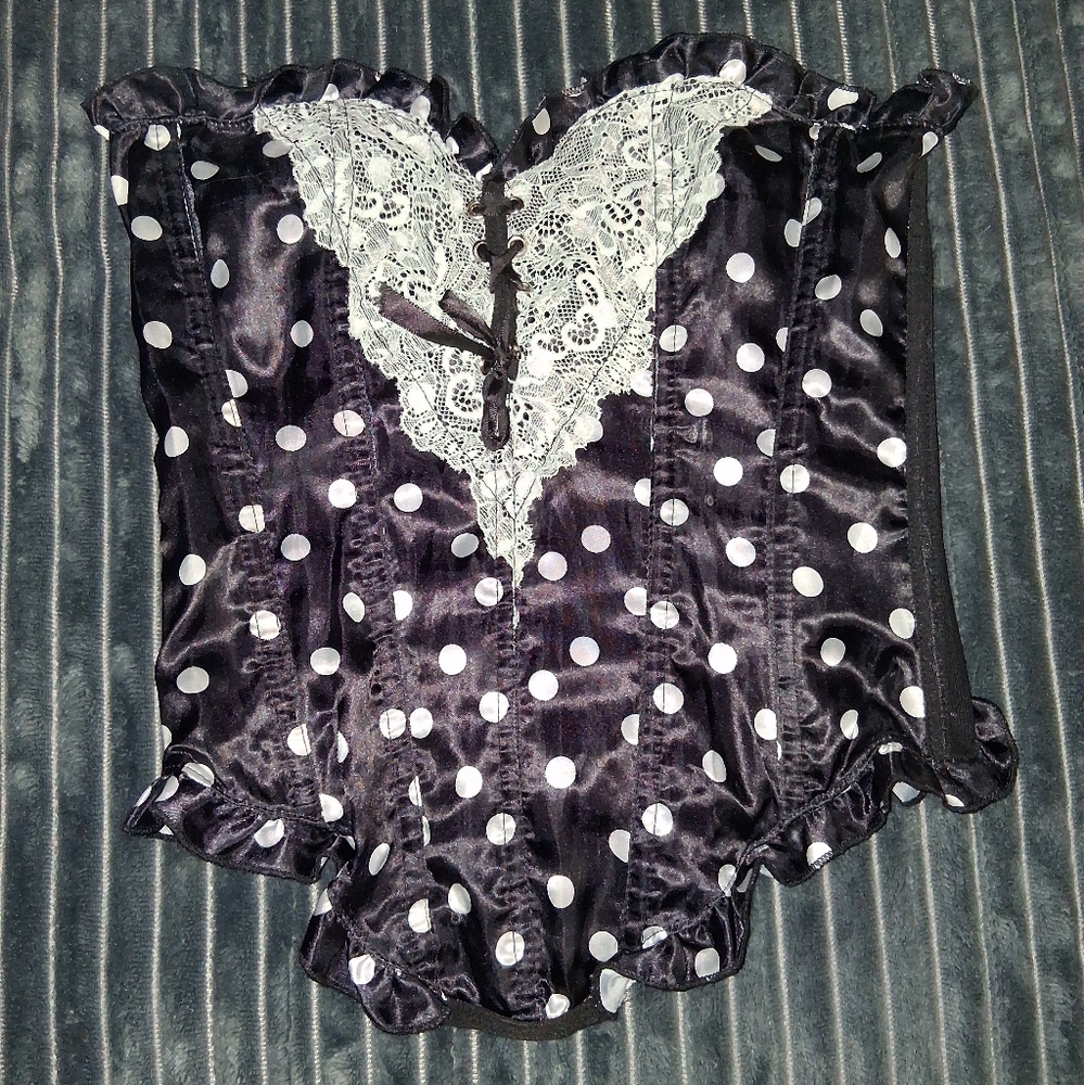 Preowned SHEIN Polka Dot Bustier